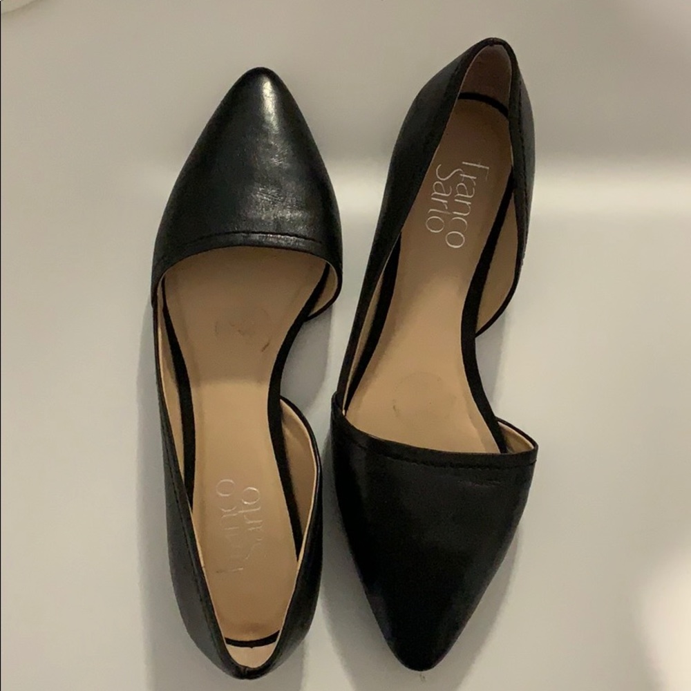 Black Franco Sarto Flats